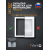 Решетка скрытого монтажа 207*207 - черный, малощум.вентилятор д.100 на ШП, обр.клапан