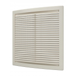 Решетка 2525РЦ Ivory (слон.кость), цилиндрическая вентиляционная с сеткой 250х250